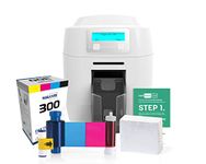 Magicard 300 Dual-Sided Secure ID Card Printer with Badge Printing Accessories