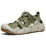 KEEN Men's Hyperport H2 Closed Toe Breathable Easy On Comfortable Hiking and Water Sandals, Martini Olive/Plaza Taupe, 8.5