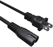 AC Power Cord for HP Envy 5055 4520 4500 4501 5660 5530 5535 5540 5640 7640 7645 100 110 120 Envy Photo 6255 7155 7855 Officejet Pro 6830 8600 9015, Replacement Printer Cable 2 Prong 6FT [UL Listed]