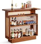 LITTLE TREE Rustic Home Bar Unit, R