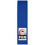 Fuji Solid Rank Karate Judo TKD Belts - Premium Cotton Belt with Durable Stitching - Ideal for Mixed Martial Arts (Blue, 0)