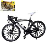 Kiwochy 1: 8 Bike Metal Model Bicycle Model Decoration Finger Bike Mini Bicycle Model Cool Toy Home Office Desktop Decoration Collection (7.87 * 5.12 “)