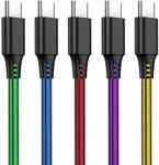 USB Type C Charger Cable,5Pack 2M P