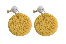 Evriholder Sea Foam Body Sponge for Scrubbing and Exfoliating, Set of 2, Large Srubbing Loofah for A Relaxing Shower or Bath