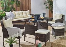 Sectional Patio Dining Set