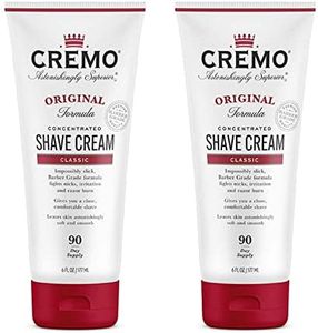 Cremo Original Shave Cream, Astonishingly Superior Smooth Shaving Cream Fights Nicks, Cuts And Razor Burn, 6 FL oz, 2-Pack