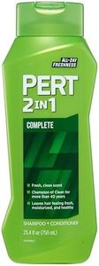 PERT 2 in 1 Complete Clean Shampoo and Conditioner - Mens Shampoo for Daily Use - Hair Conditioner for Men - Removes Dirt, Oil, and Build Up - 25.4 oz