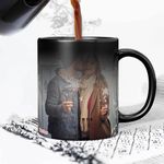 KivStar Personalized Gift Custom Photo Quote Name Wish Ceramic Magic Mug for Anniversary Gift Valentine's Day Gift Birthday Gifts for Girls & Boys Girlfriend Boyfriend -325 Ml D-20