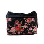 Women Stylish Floral Design SLR DSLR Camera Bag Shockproof Padded Partition Camera Insert Protective Case for Sony Canon Nikon Olympus Pentax and etc (Peony)