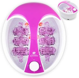 Rio Delux Foot Spa Bath Massager with HydroJets, Heat, Bubbles, Vibration, Aromatherapy Diffuser, 6 Rollers, Temperature Control, Infrared Relief, fits All Foot Sizes