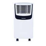 Honeywell Compact Portable Air Conditioner with Dehumidifier and Fan for Rooms up to 350 sq. ft. in White/Black