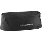 Salomon Pulse Unisex Belt, Snug Fit, Trail Running, Hiking, Cycling, Smart Storage, and Outdoor Versatility, Black, M