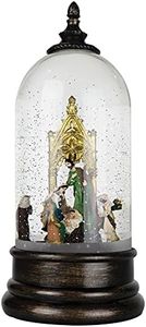 The Nativity Store Holy Family Snow Globe Nativity - Christmas Nativity Scene for Indoor Holiday Decor - Family-Friendly Christmas Decorations - Christmas Snow Globe Made with Glass and Polyresin