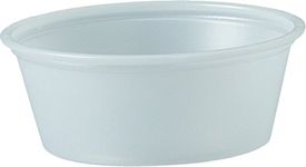 Sold Individually Solo Plastic 1. 5 oz Clear Portion Container for Food, Beverages, Crafts (Pack of 250)