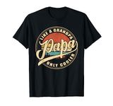 Vintage Retro Papa gifts Grandpa gifts Papa like a Grandpa T-Shirt