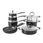 ProCook Gourmet Non-Stick Cookware Set (8 Piece) Induction Pans, 10 Year Guarantee