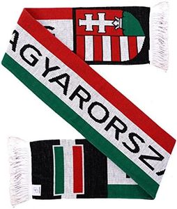 Hungary Soccer Knit Scarf