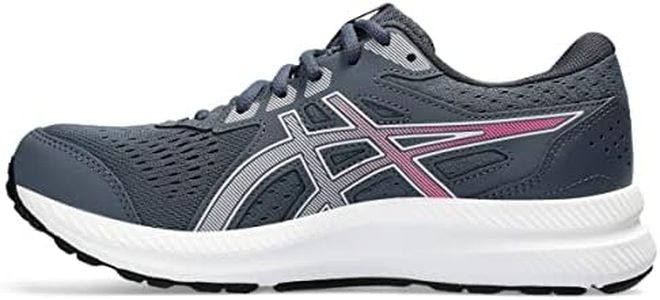 ASICS Women's Gel-Contend 8 Running Shoes, Tarmac/Lilac Hint, 7 Wide