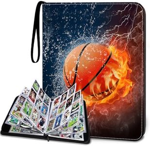 HESPLUS 900 Pockets Basketball Card Binder Sleeves, Trading Card Binder Collectible Trading Card Albums for Basketball Baseball Football Trading Sports Game Cards, Book Folder Organizer Card Holder