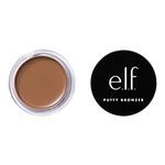 e.l.f. Putty Bronzer, Creamy & Highly Pigmented Formula, Creates a Long-Lasting Bronzed Glow, Infused with Argan Oil & Vitamin E, Honey Drip, 0.35 Oz (10g)