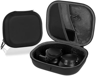 Linkidea Estuche de transporte para auriculares compatible con auriculares híbridos Anker Soundcore Life Q20i, Life Q20, Q30, Q35, bolsa de viaje protectora rígida con cable