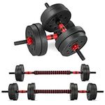 TEENO Dumbbells Barbell Set 30KG/20KG/15KG, Adjustable Dumbbells Weight Lifting Training Set For Man/Woman,Dumbbells Set effective for Bodybuilding Fitness Home Training