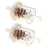 Inline Fuel Filter - APE RACING Universal Fuel Filters for Small Engine Motorcycle Lawn Mower (Pack of 2) Replace 691035 49019-0027 AM108356