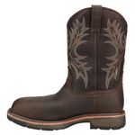 Ariat WorkHog Waterproof Composite Toe Work Boots - Men's Safety Toe Western Boot, Bruin Brown/Coffee, 10