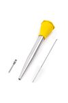 Fox Run 5679 Stainless Steel Baster Set with Injector and Cleaning Brush, Yellow