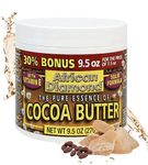 African Diamond Cocoa Butter Formula - With Vitamin E. Heals Dry Skin. Great For Hands, Feet and Face. Complete Skin Care for All.