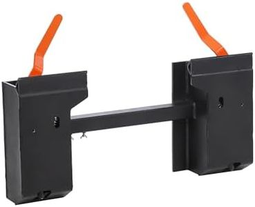 WHIZMIA Skid Steer Adapter Quick Tach Attachment Conversion Adjustable Attach Plate Universal Adapter Compatible with Bobcat,Kubota Tractors,Loaders