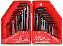 Hi-Spec 30pc Imperial & Metric Hex 