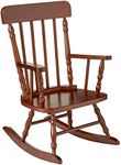 Gift Mark Deluxe Children’s Spindle Rocking Chair, Cherry
