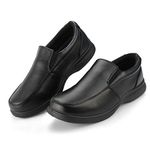 Hawkwell Boy's School Uniform Dress Shoe(Little Kid/Big Kid) Black Size: 12 Little Kid