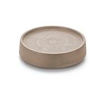 Richell Lapis Caster Plate, Small, Beige