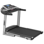 Durafit Strong 4.5 HP Peak DC Motorized Treadmill with Max Speed 14 Km/Hr, Max User Weight 120 Kg, Manual Incline, Free Installation Assistance