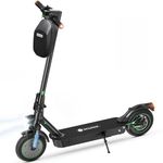 isinwheel S9MAX Electric Scooter with Bag, 10" Solid Tires, 35KM Range & 34KM/H Speed, 500W Powerful Motor, Folding Electric Scooter for Adults, Commuting Escooter with Dual Suspensions & Brakes