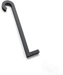 Zayookey Creative Adhesive House Number Sign 4 Inch(10 CM) Acrylic Door Address Numbers Modern Black Matt Home Number Decor for Hotel Room Apartment Street Building Plaque (Door Number 2)