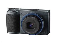 Ricoh GR IIIx Urban Edition, Metallic Gray Body with Navy Blue Ring, Digital Compact Camera with 24MP APS-C Size CMOS Sensor, 40mmF2.8 GR lens (in the 35mm format)