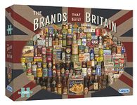 The Brands that Built Britain | 1000 Piece Jigsaw Puzzle | Vintage Jigsaw Puzzle | Sustainable Puzzle for Adults | Premium 100% Recycled Board | Great Gift for Adults | Gibsons Games
