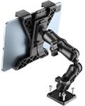 OHLPRO Tablet Holder for Truck, Heavy Duty iPad Mount for Drill Base 360°Adjustable 2-Stage Arm Car Stand for All 7" - 11.5" iPad Pro,Mini,Samsung Tab,Nexus, Great for Desks,Wall, Businesses