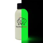 Green Glow in the Dark Paint | UV Reactive | Indoor & Outdoor Acrylic | Multiple Colors - 60 ml