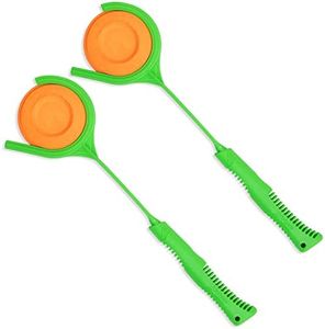 GoSports Outdoors Clay Catapult Handheld Clay Pigeon Thrower 2 Pack for Shooting Practice GSO-CLAYTOSS-2 Green