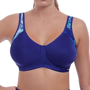 Freya Women's Sonic Underwire Spacer Molded Sports Bra, Ocean Fever, 28GG, Ocean Fever, 6GG