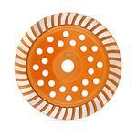 BGTEC Diamond Cup Grinding Wheel, 7 Inch/180MM Turbo Row Concrete Diamond Grinder Disc for Angle Grinder, Polishing and Cleaning Granite Marble Masonry Stone