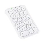 iClever KP08 Wireless Numeric Keypad, 22 Keys Bluetooth Number Pad Portable Number Keyboard, USB-C Rechargeable, Round Key, Financial Accounting, Compatible with Laptop PC Desktop, Mac, Surface,Tablet