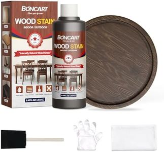 Boncart Water-Based Wood Stain, 8.45FL.OZ/250mL Stain for Wood, Suitable for Staining Indoor and Outdoor Wooden Items and Furniture, Non-Toxic, Multiple Finishes (Dark Oak)