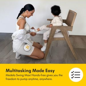 Medela Swing Maxi Double Electric Breast Pump – Portable, Efficient