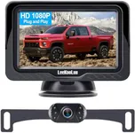 Backup Camera Easy Setup Plug-Play: