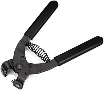 WUTA Leather Piercer Leather Craft Hole Punch Tools Hand-Held Silent Pliers Diamond Sewing Stitching Chisel Pricking Iron 4mm (2 Teeth)